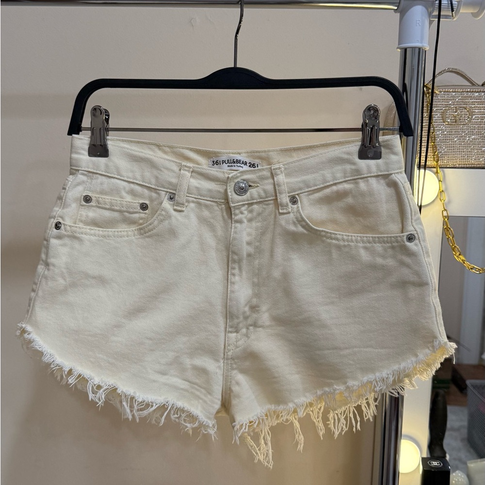 Pull&Bear High Rise Denim Shorts